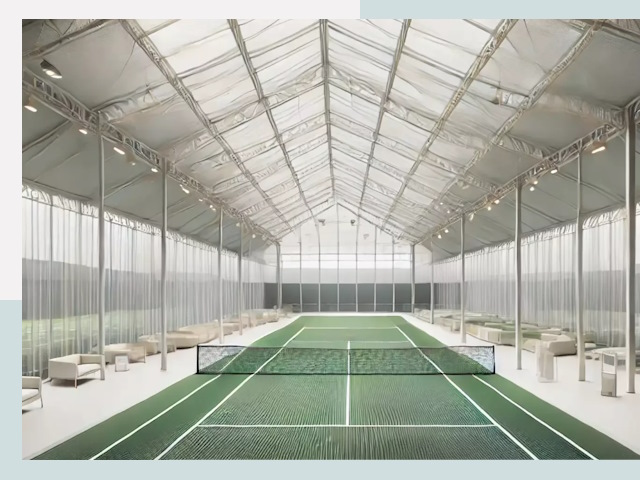 Строительство теннисных кортов в Угличе