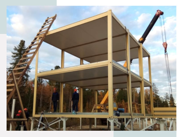 Строительство модульных здания Углич