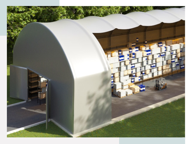 Тентовые ангары в Угличе