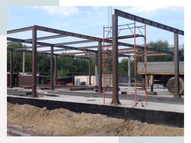 Фундамент для ангаров в Угличе