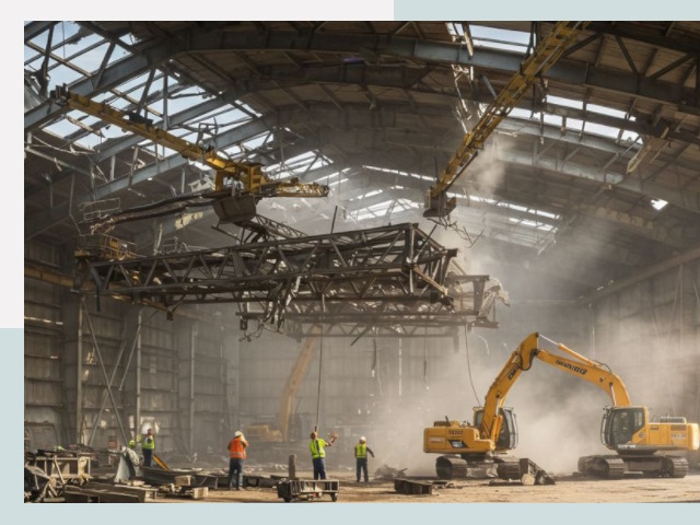 Демонтаж ангаров в Угличе от 625 руб. за м²